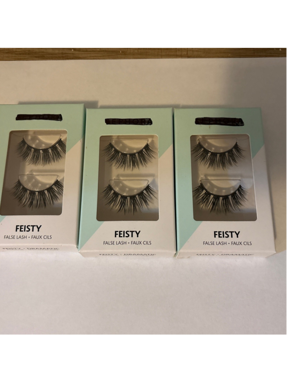 3 Sephora Feisty False Lashes - Faux Cils for Bold & Dramatic Eye Enhancement